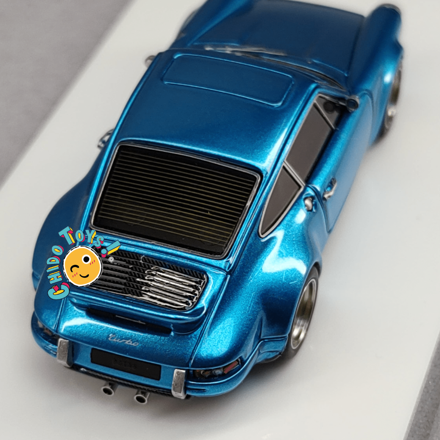 Kaege Retro Turbo Electroplated light blue – MY64 1:64 - Chido Toys