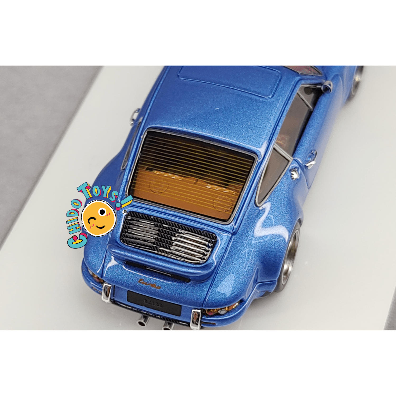 Kaege Retro Turbo Kaege Retro Turbo Gemini Blue Metallic – MY64 1:64 - Chido Toys