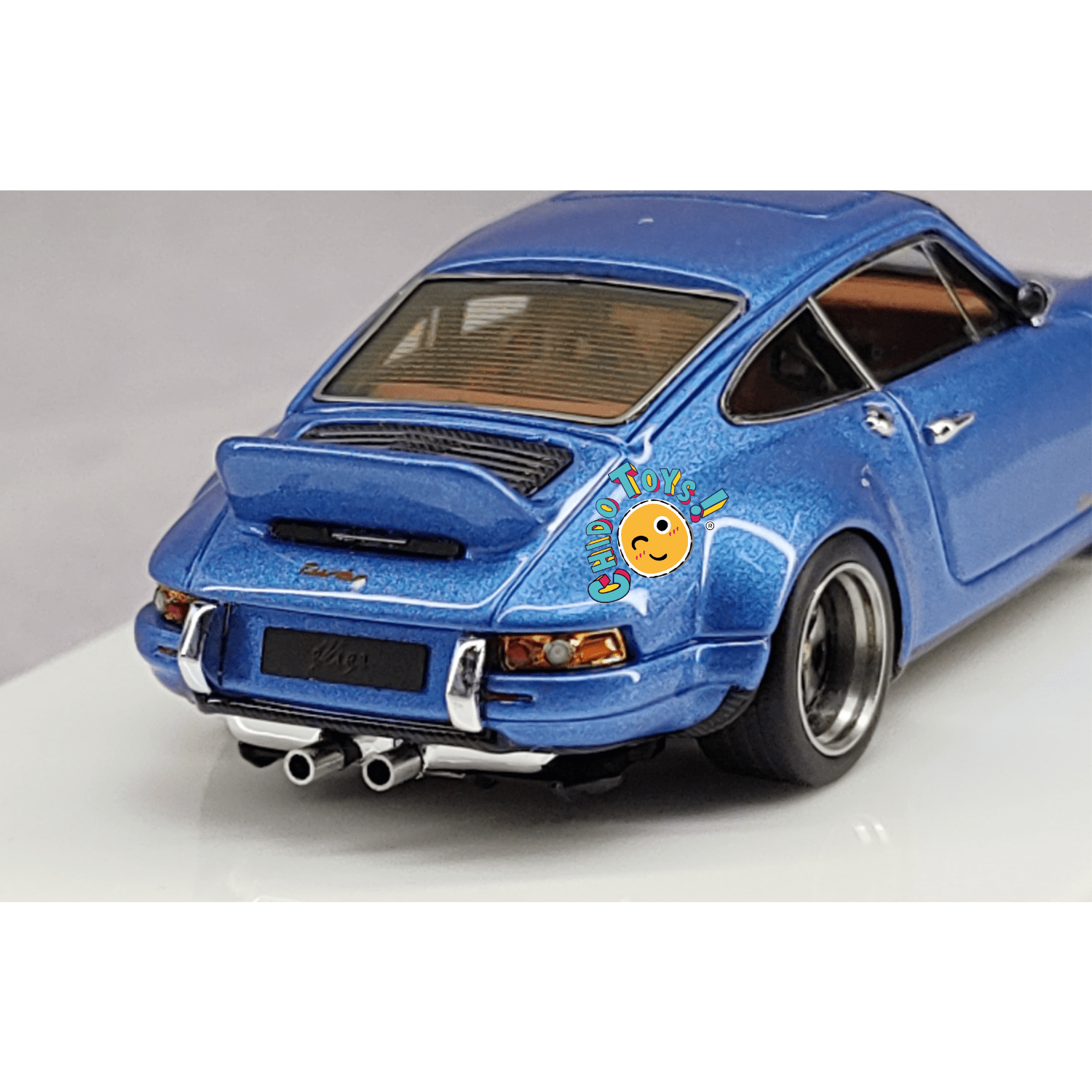 Kaege Retro Turbo Kaege Retro Turbo Gemini Blue Metallic – MY64 1:64 - Chido Toys