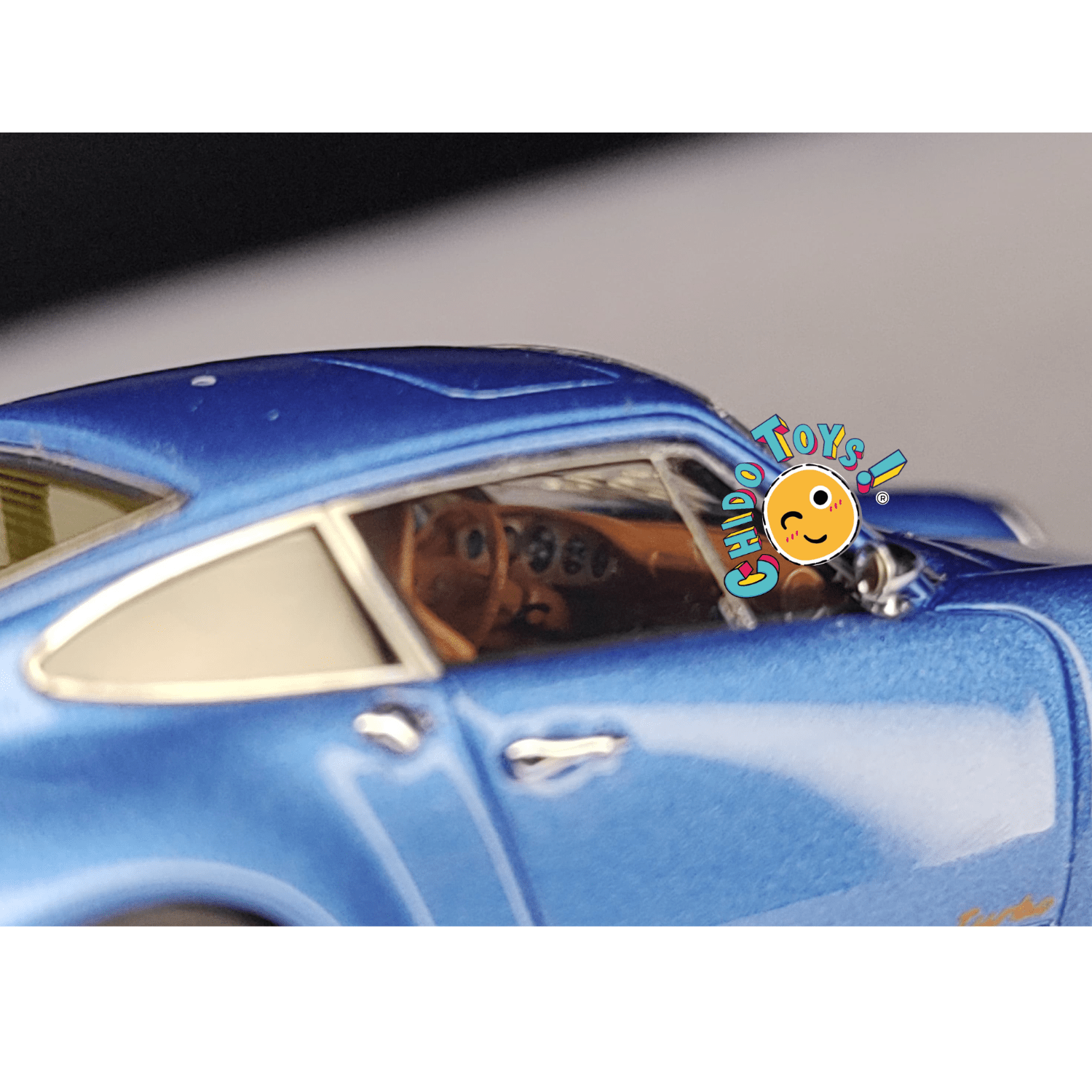 Kaege Retro Turbo Kaege Retro Turbo Gemini Blue Metallic – MY64 1:64 - Chido Toys