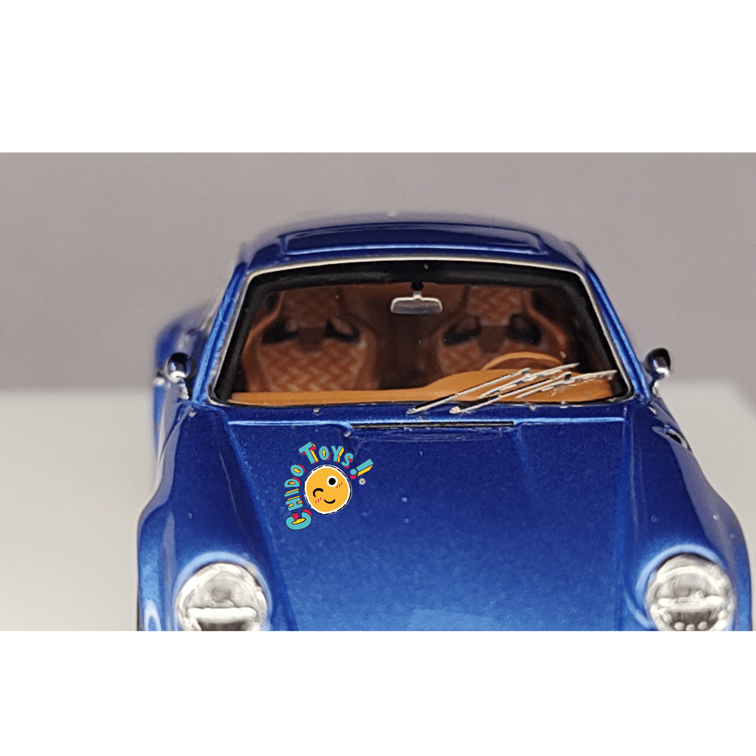 Kaege Retro Turbo Kaege Retro Turbo Gemini Blue Metallic – MY64 1:64 - Chido Toys
