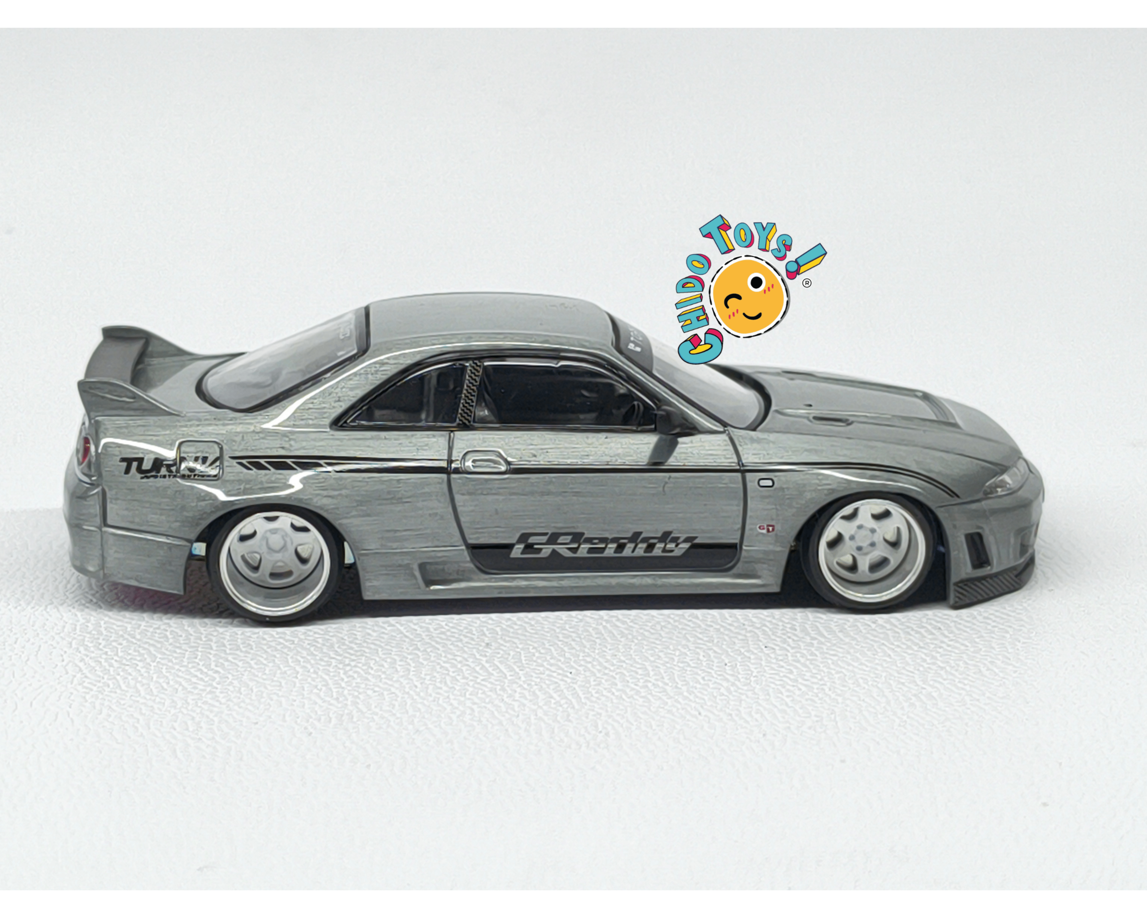 Kaido House 097Nissan Skyline GT - R R33 CHASE 1:64 metal expuesto - Chido Toys