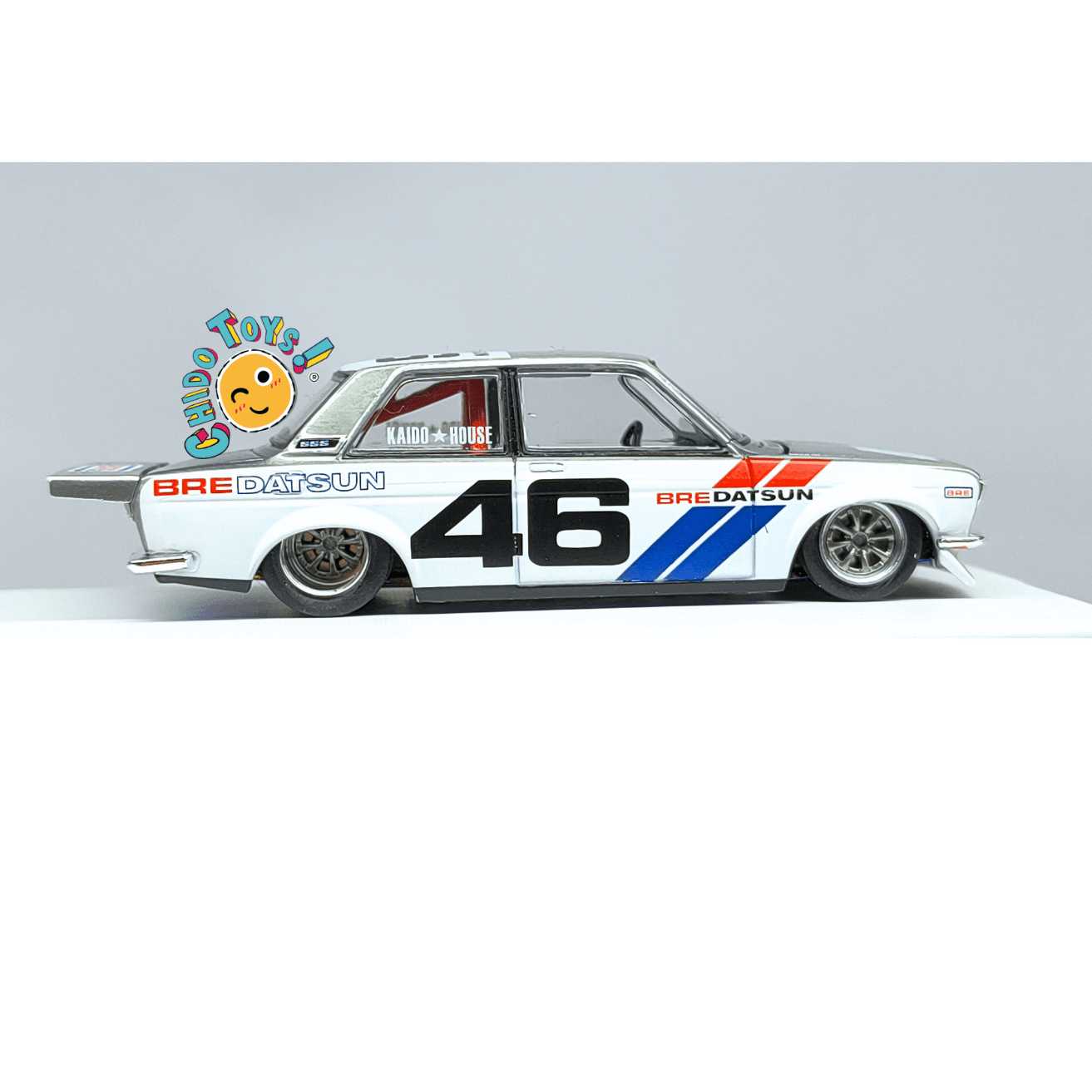 Kaido House Datsun 510 BRE 006 CHASE 1:64 cofre metálico - Chido Toys