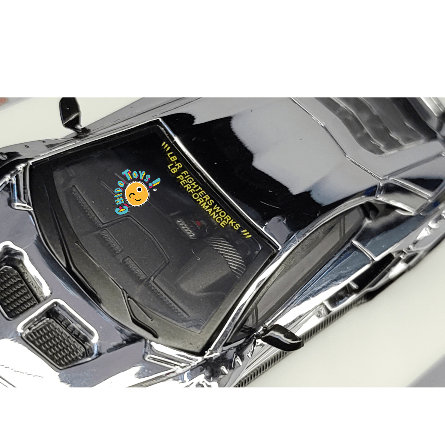 Lamborghini Aventador LP 700 - 4 LBWK 2.0 Silver – Star Model 1:64 - Chido Toys