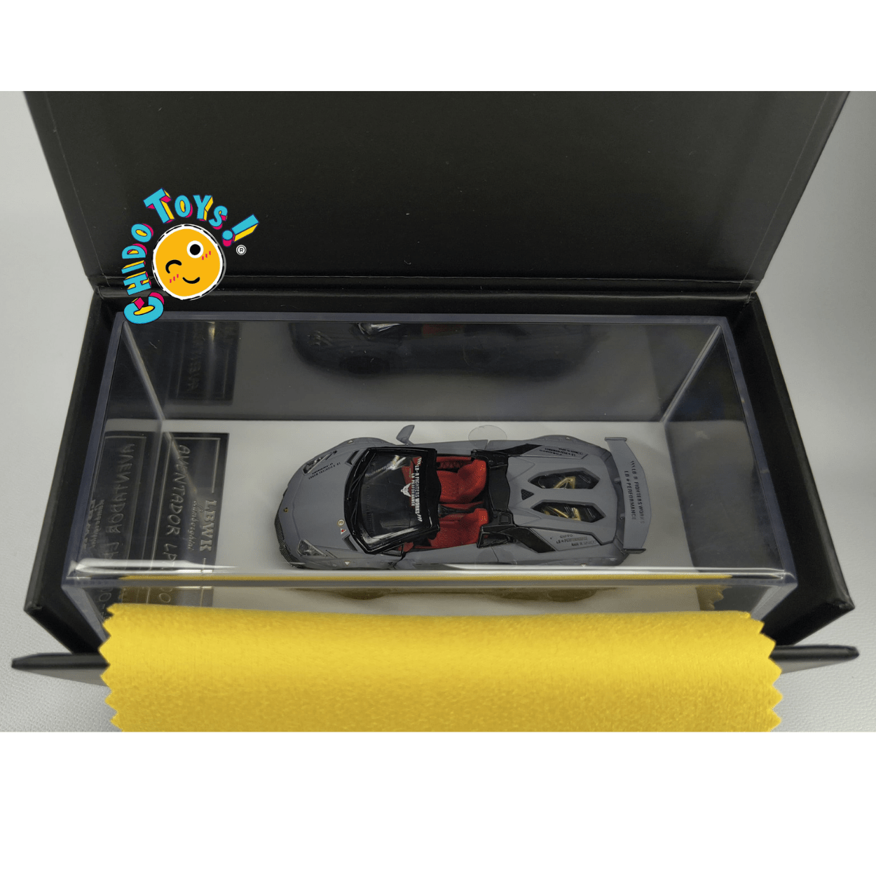 Lamborghini Aventador LP700 - 4 LB★Works Combat Gray Mate 1:64 TPC - Chido Toys