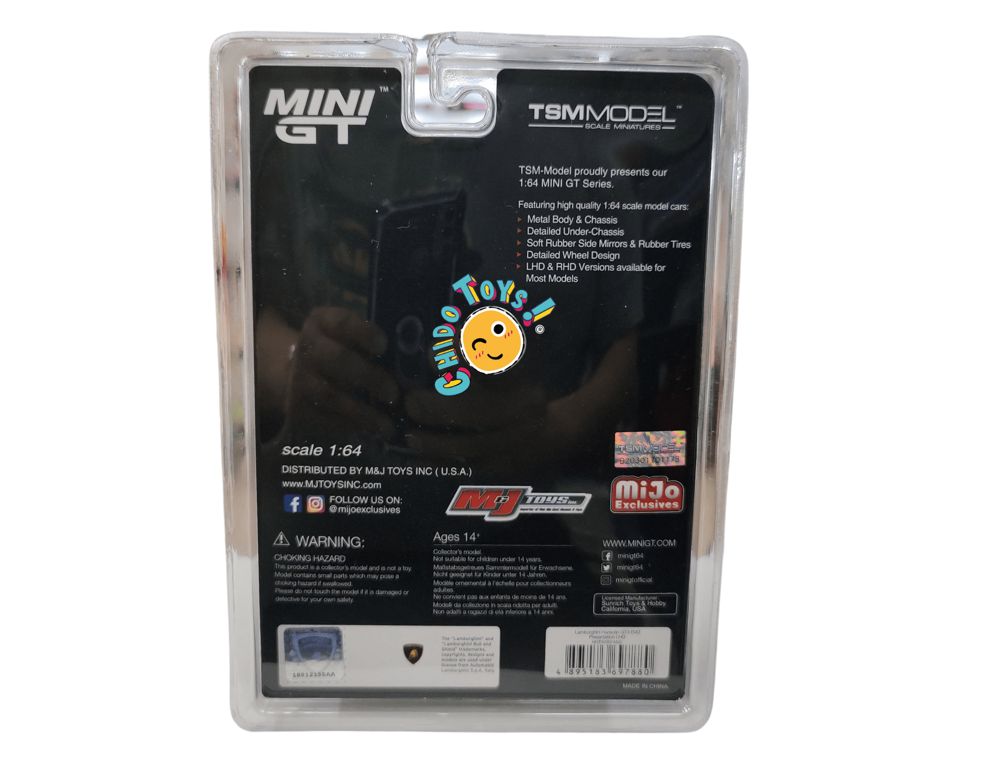 Lamborghini Huracán GT3 EVO CHASE – Mini GT 1:64 (Edición Exclusiva) - Chido Toys