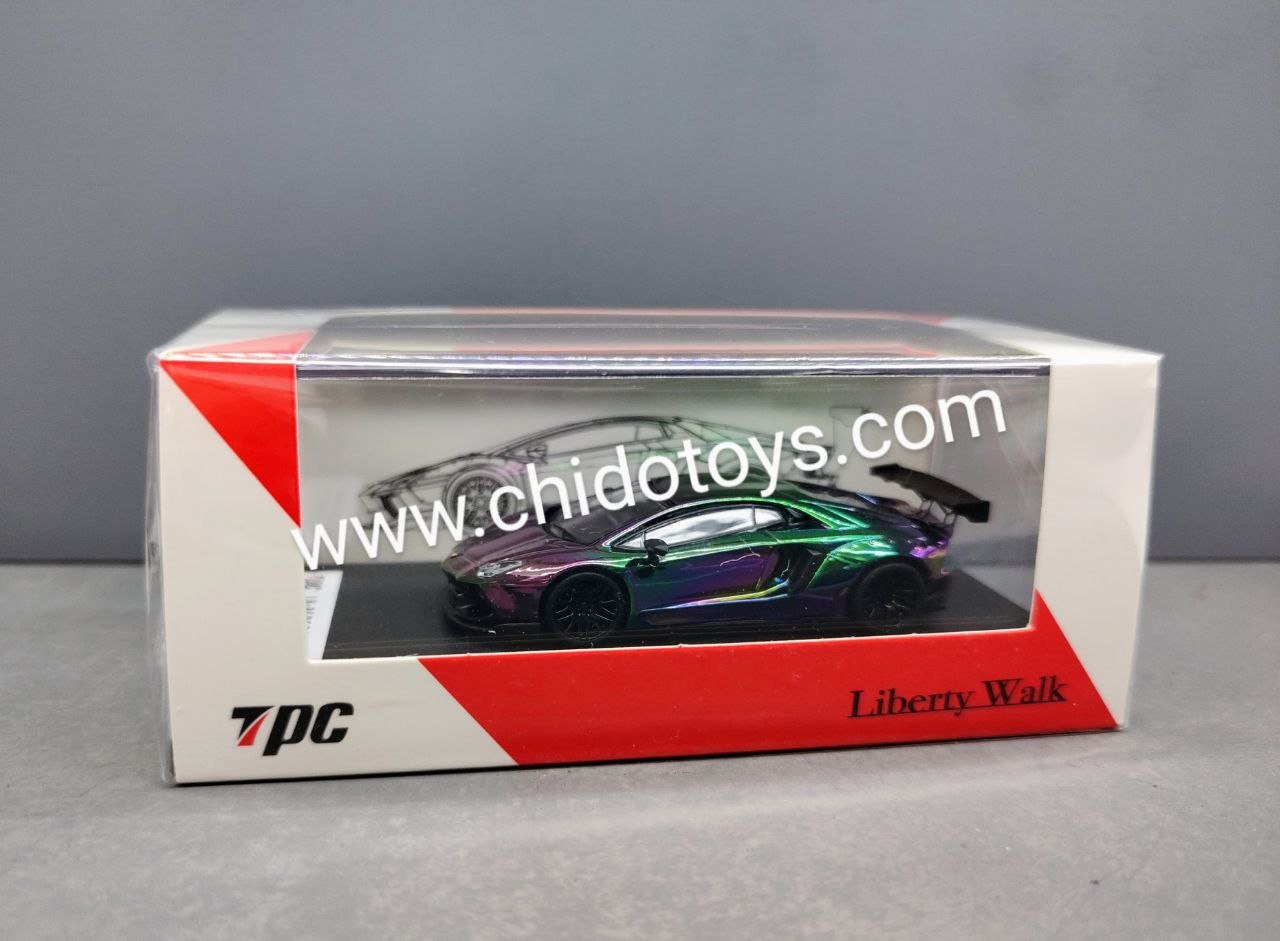 Lamborghini LB700 Purple – TPC Liberty Walk 1:64 (Edición Limitada a 399 Piezas) - Chido Toys