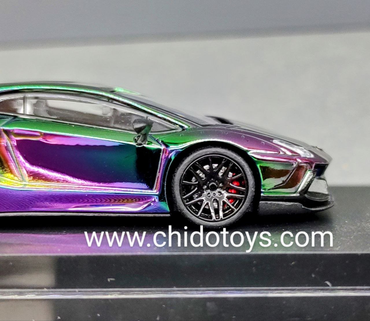 Lamborghini LB700 Purple – TPC Liberty Walk 1:64 (Edición Limitada a 399 Piezas) - Chido Toys