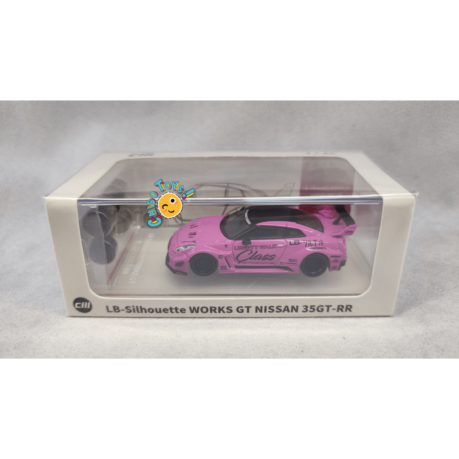 LB - Silhouette Works GT Nissan 35GT - RR – CM Model 1:64 - Chido Toys
