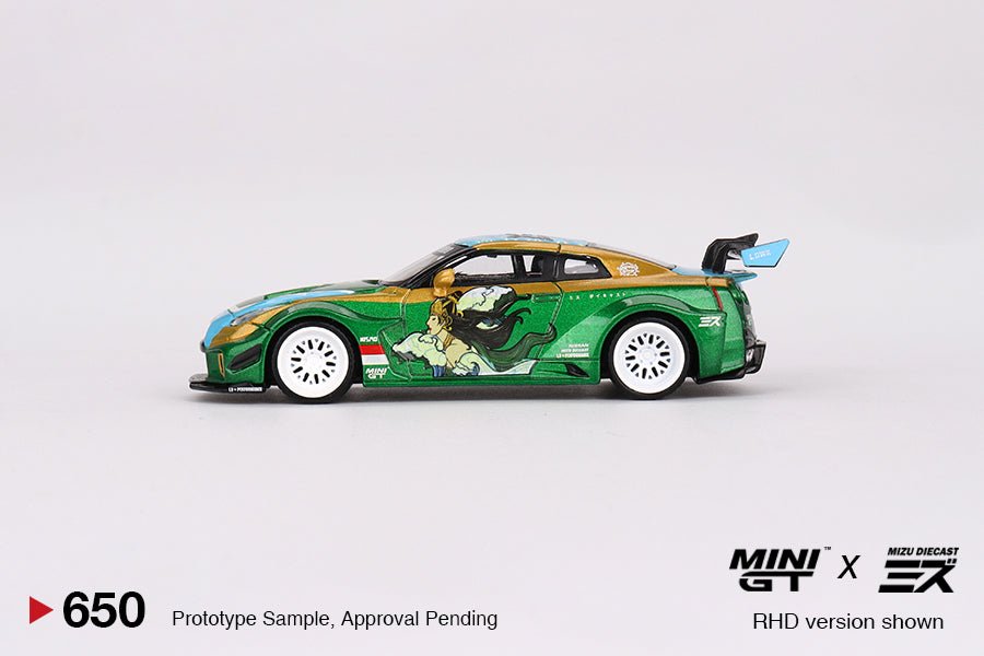 LB - Silhouette WORKS GT Nissan 35GT - RR Ver.2 “Princess Roro” 1:64 – Mini GT x MIZU - Chido Toys