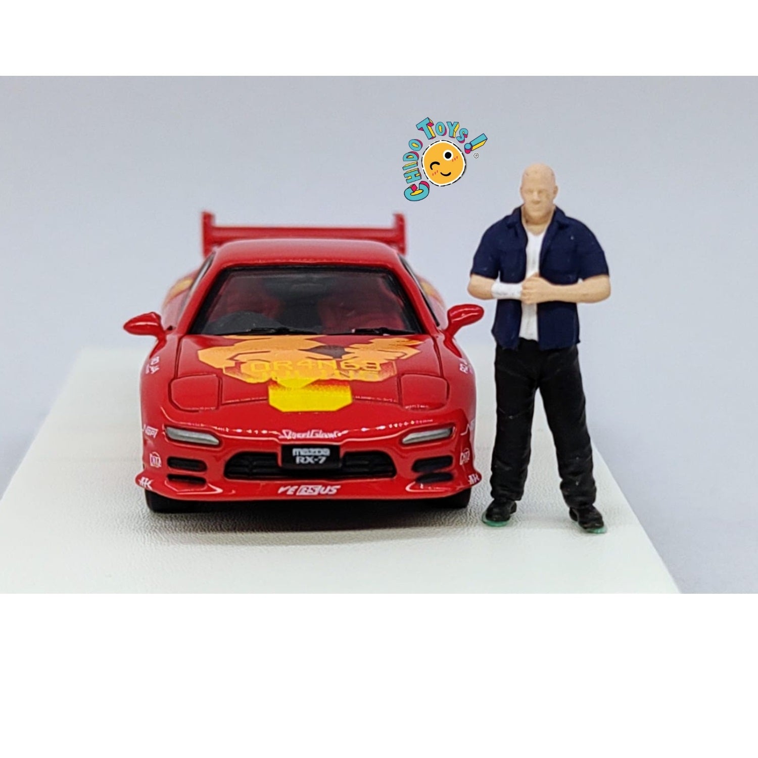 Mazda RX - 7 Fast & Furious 1:64 – Edición Mini Station - Chido Toys