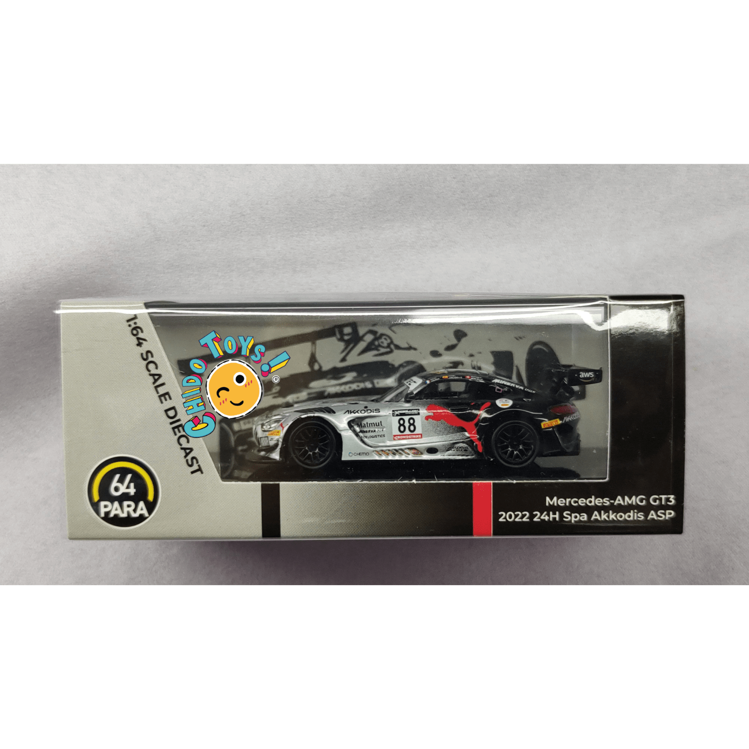 Mercedes - AMG GT3 2022 – PARA64 1:64 (24H Spa) - Chido Toys