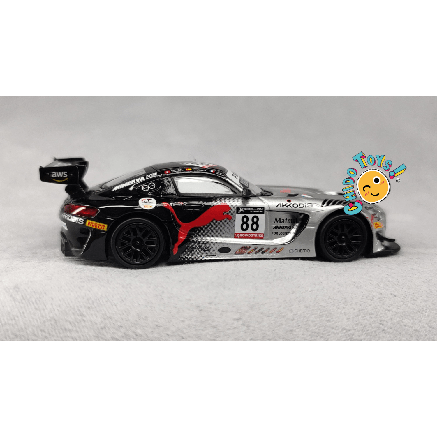Mercedes - AMG GT3 2022 – PARA64 1:64 (24H Spa) - Chido Toys
