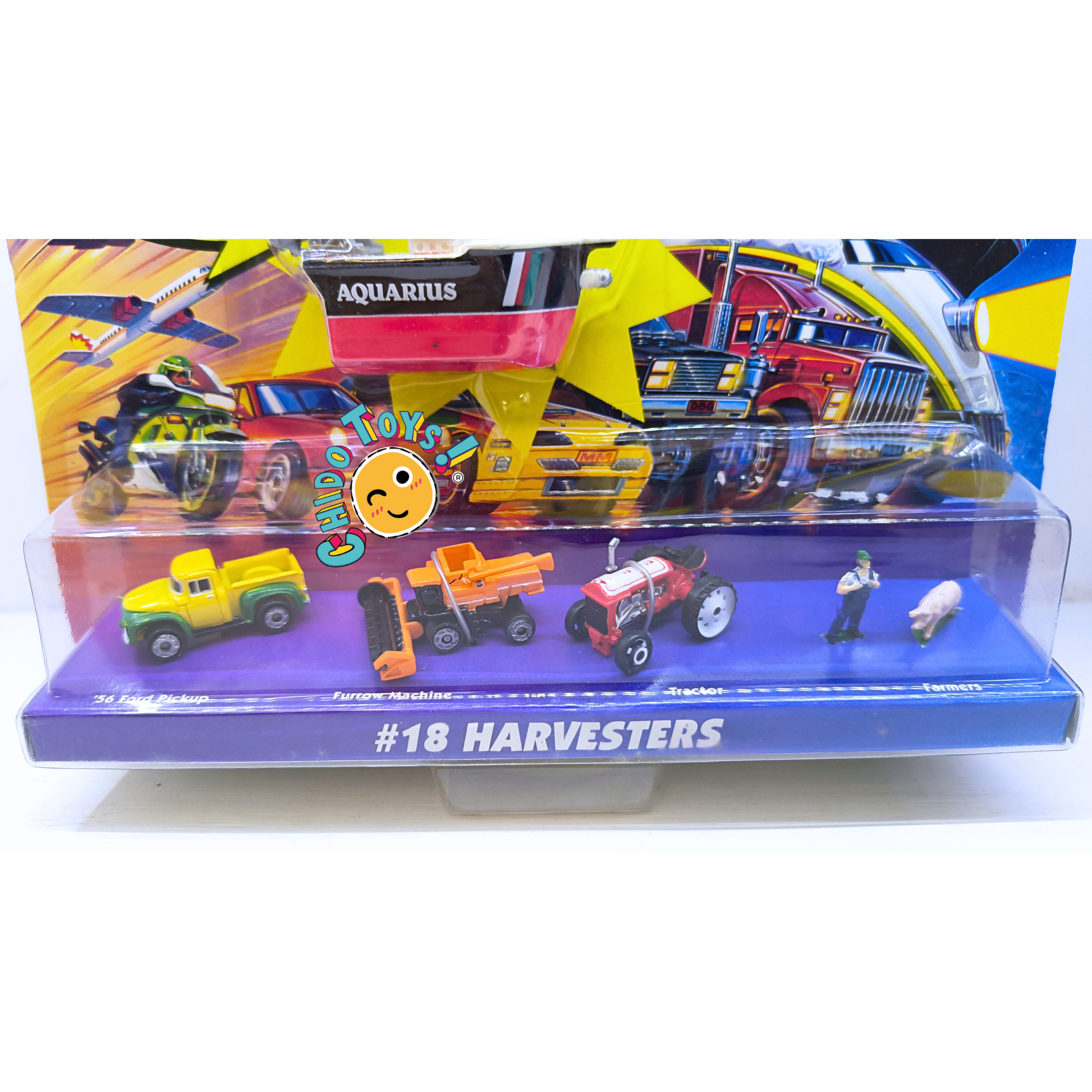 Micro Machines 18 Harvesters 65020 MOC con bonus Aquarius - Chido Toys