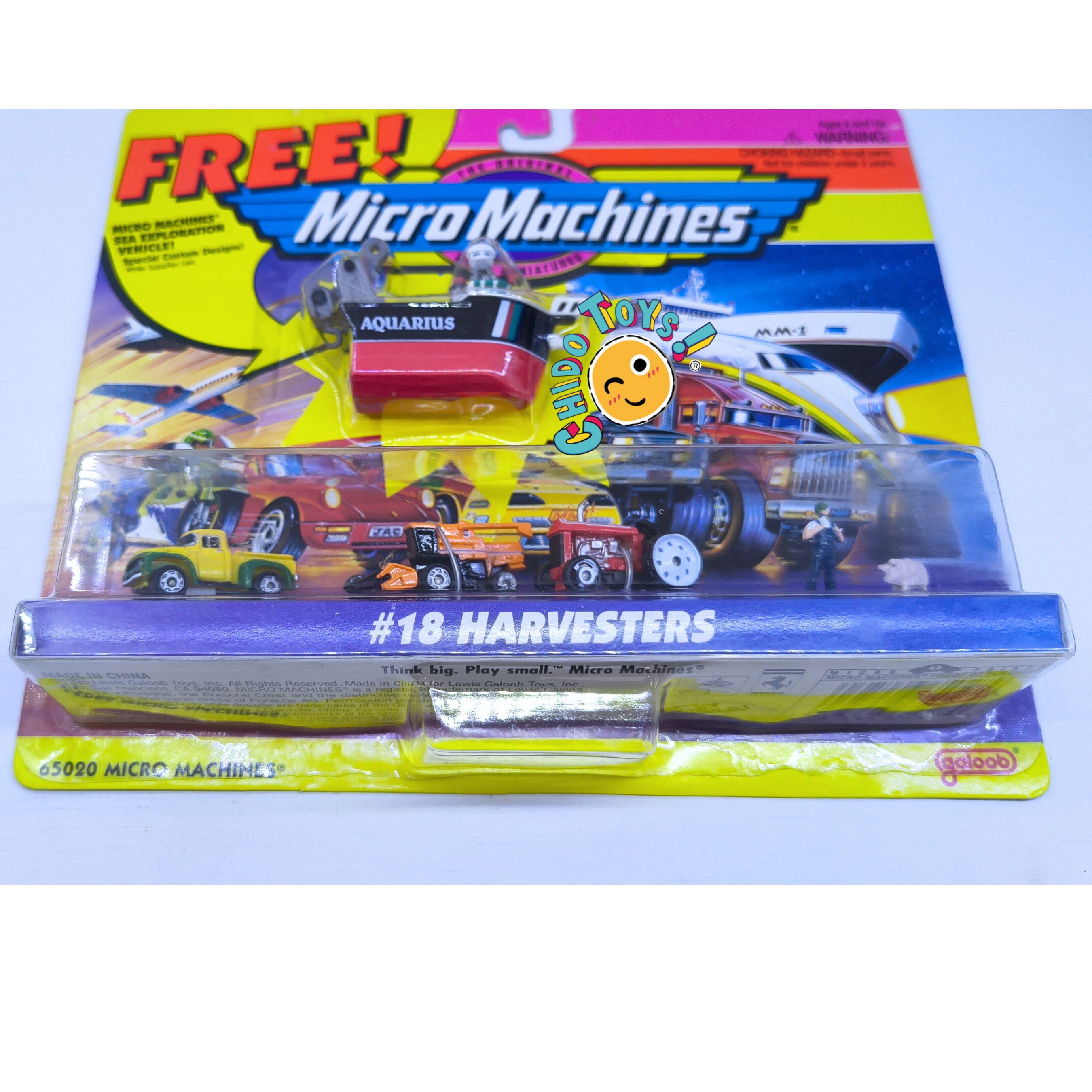 Micro Machines 18 Harvesters 65020 MOC con bonus Aquarius - Chido Toys