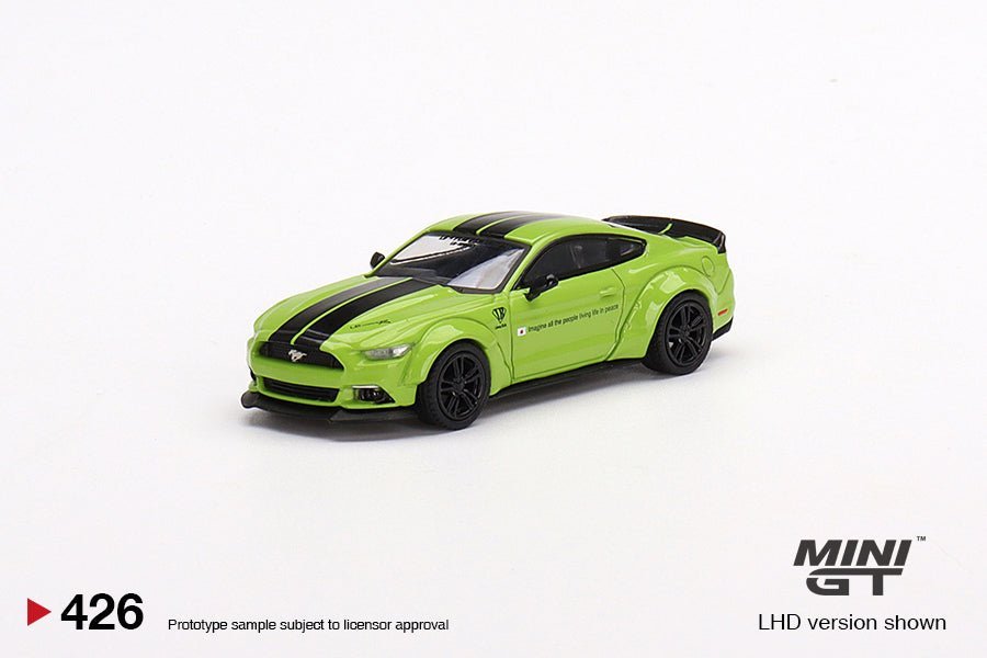 Mini GT LB - Works Ford Mustang 1:64 Grabber Lime limitado - Chido Toys