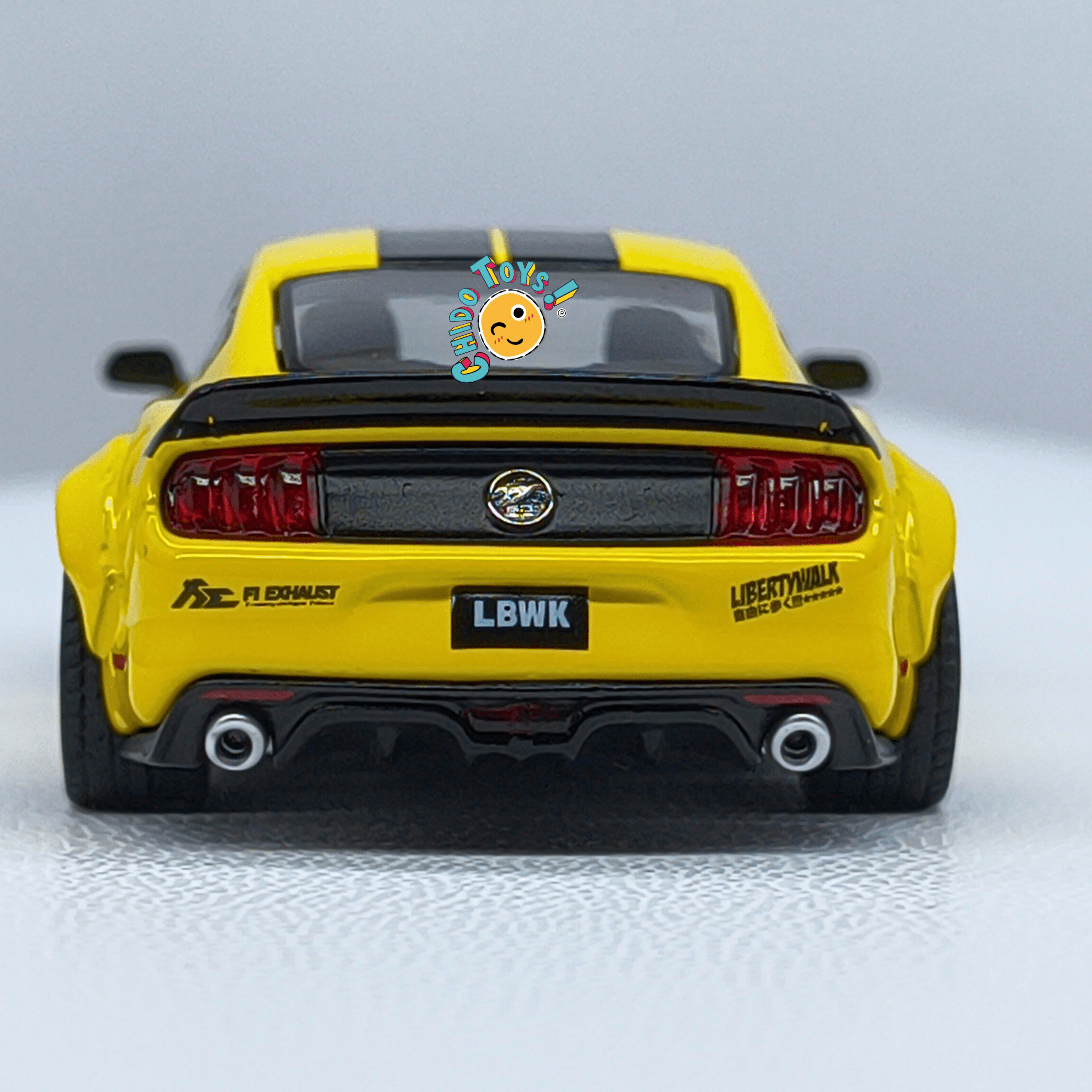 Mini GT LB - WORKS Ford Mustang 1:64 Triple Yellow - Chido Toys