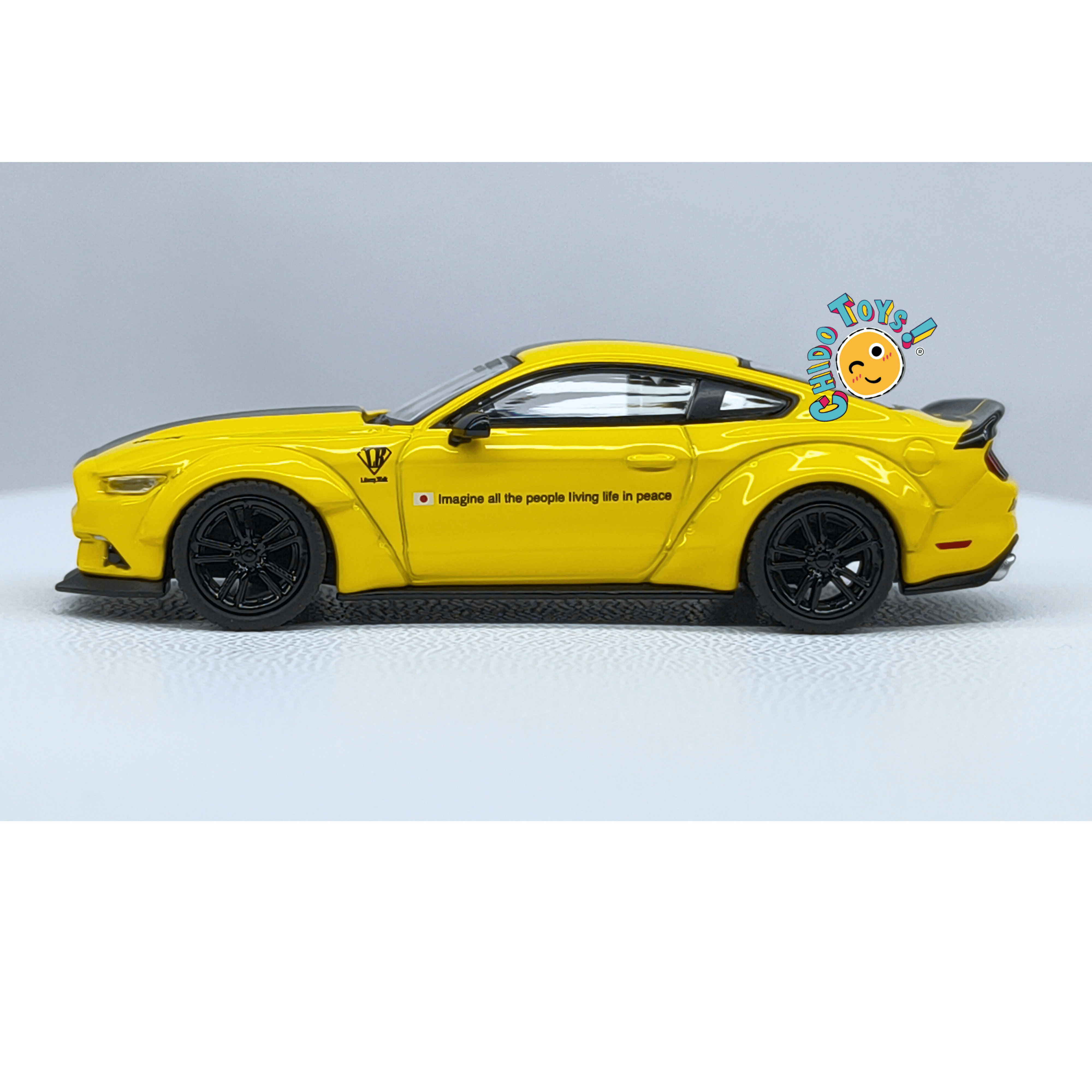 Mini GT LB - WORKS Ford Mustang 1:64 Triple Yellow - Chido Toys