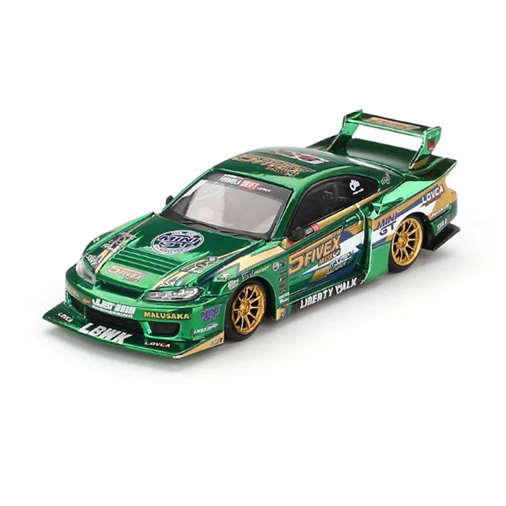 Mini GT Nissan Silvia S15 LB-Super Silhouette 1:64 FiveX Brasil - Chido Toys