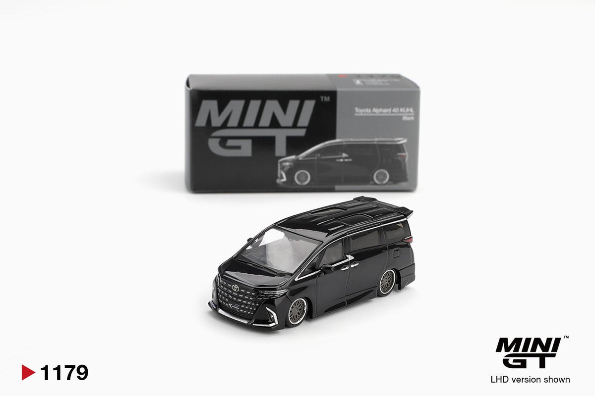 Mini GT Toyota Alphard 40 KUHL 1:64 Negro – Versión Personalizada - Chido Toys