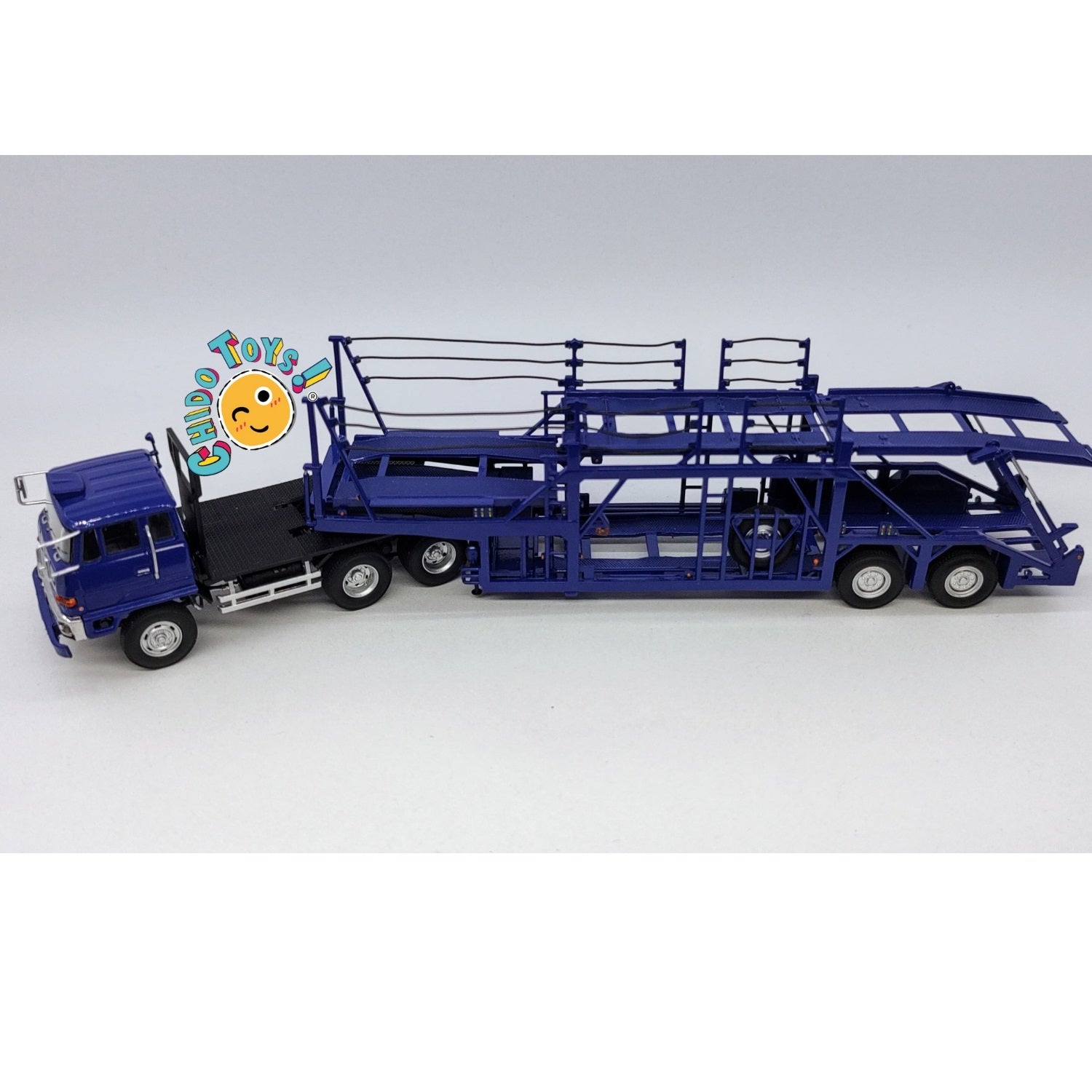 Mitsubishi Fuso FV Tráiler Transporter Nodriza Marca DD Models - Chido Toys