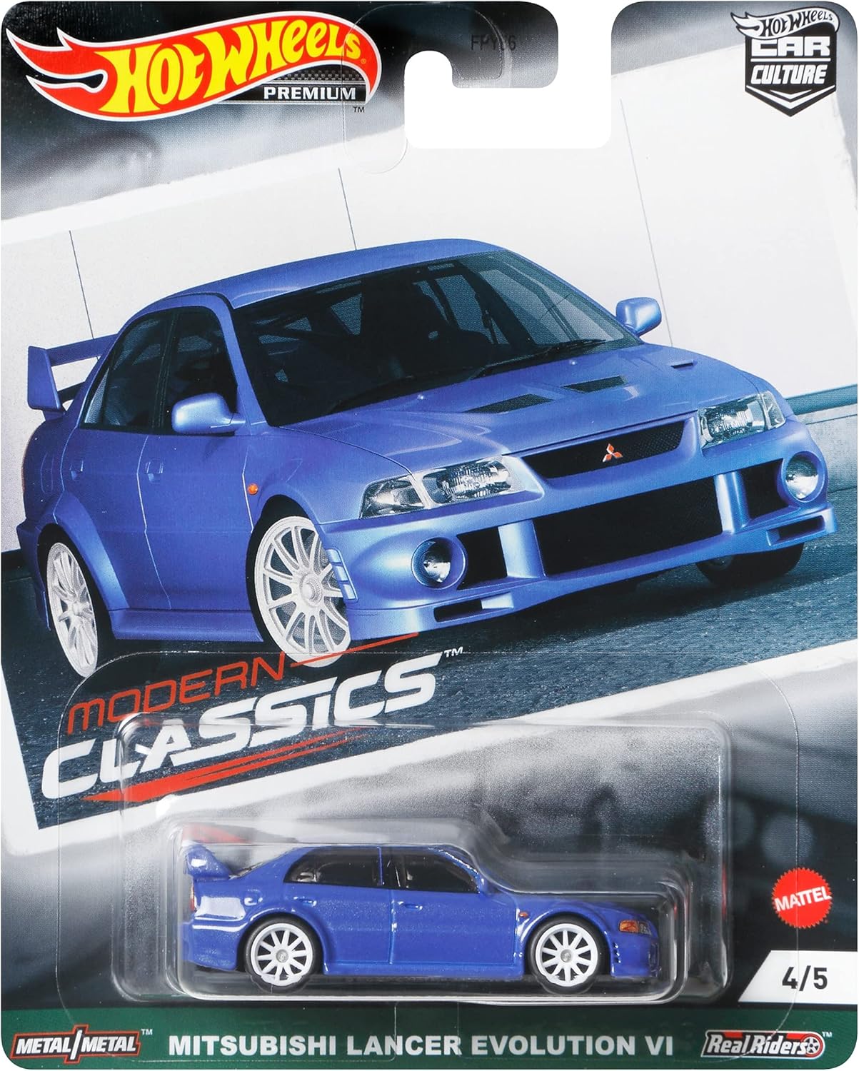 Mitsubishi Lancer Evolution VI – Hot Wheels Clásicos Modernos 2021 - Chido Toys
