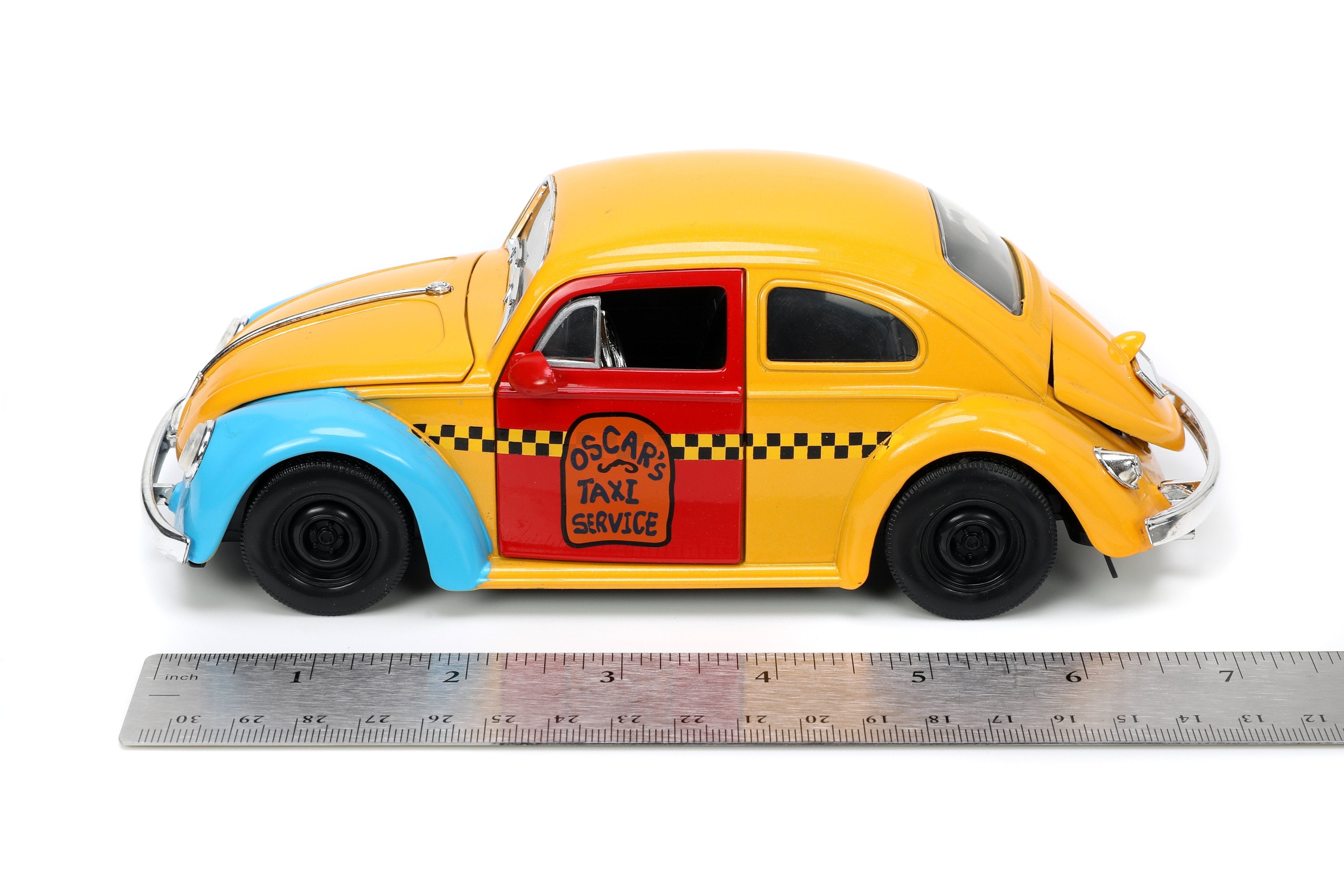 Oscar the Grouch & 1959 Volkswagen Beetle – Jada Toys 1:24 | Plaza Sesamo Die - Cast - Chido Toys
