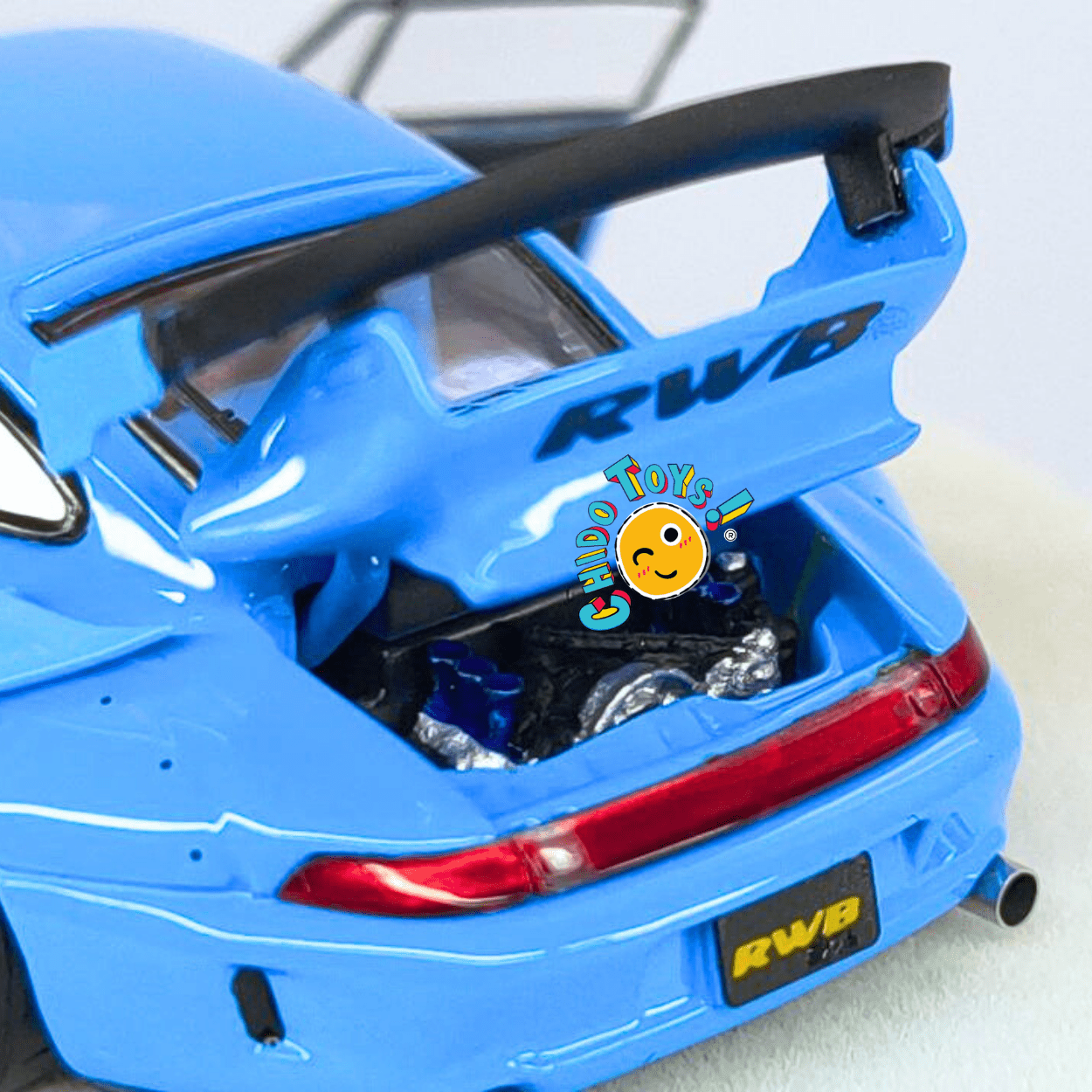 PGM Porsche 911 RWB Azul Edición Limitada TMCS 2025 1:64 - Chido Toys