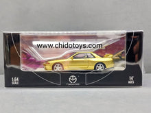 Cargar imagen en el visor de la galería, Auto a escala marca Time Micro Modelo Nissan GTR R32 Gold
