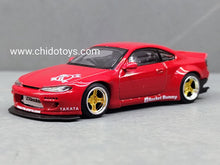 Cargar imagen en el visor de la galería, Auto a escala Marca Mini GT Nissan Silvia (S15) Rocket Bunny
