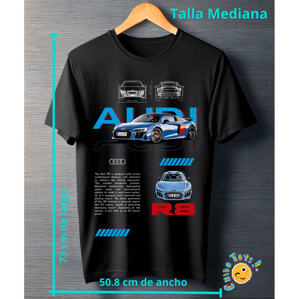 Playera Audi R8 – Supercar Performance Edition - Chido Toys