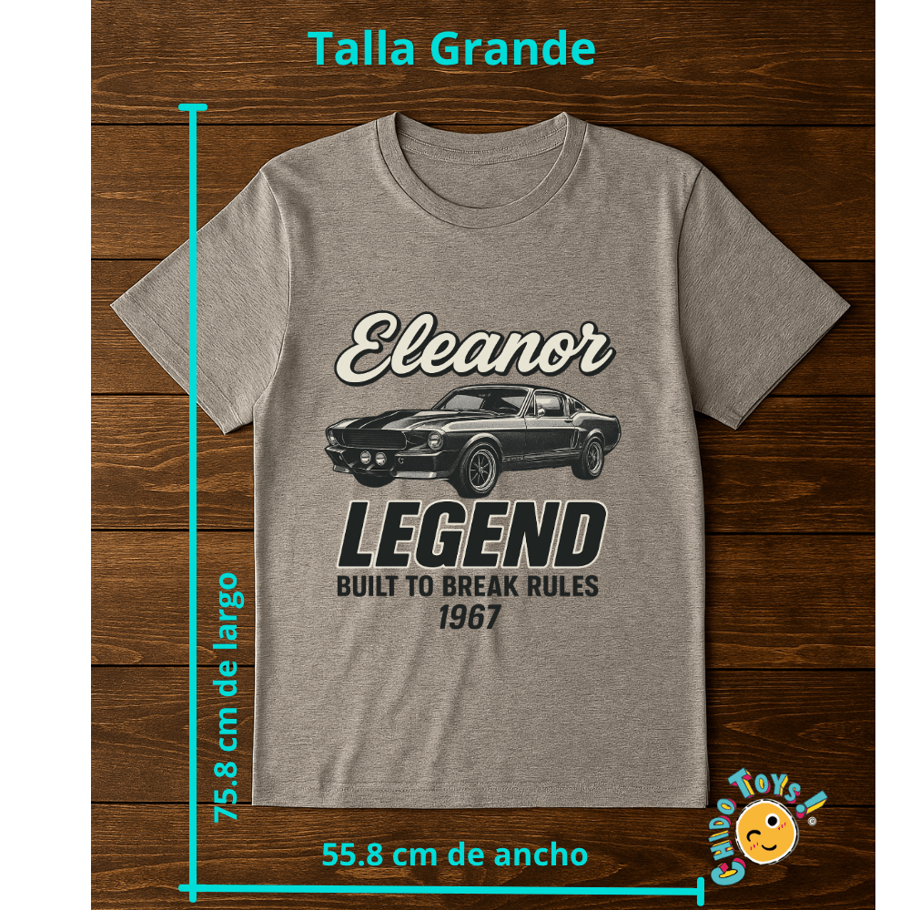 Playera Eleanor 1967 – Leyenda Muscle Car | Chido Toys Streetwear - Chido Toys