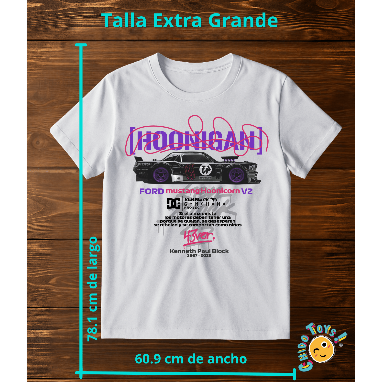 Playera Ford Mustang GT - R V2 – Racing Spirit Edition - Chido Toys