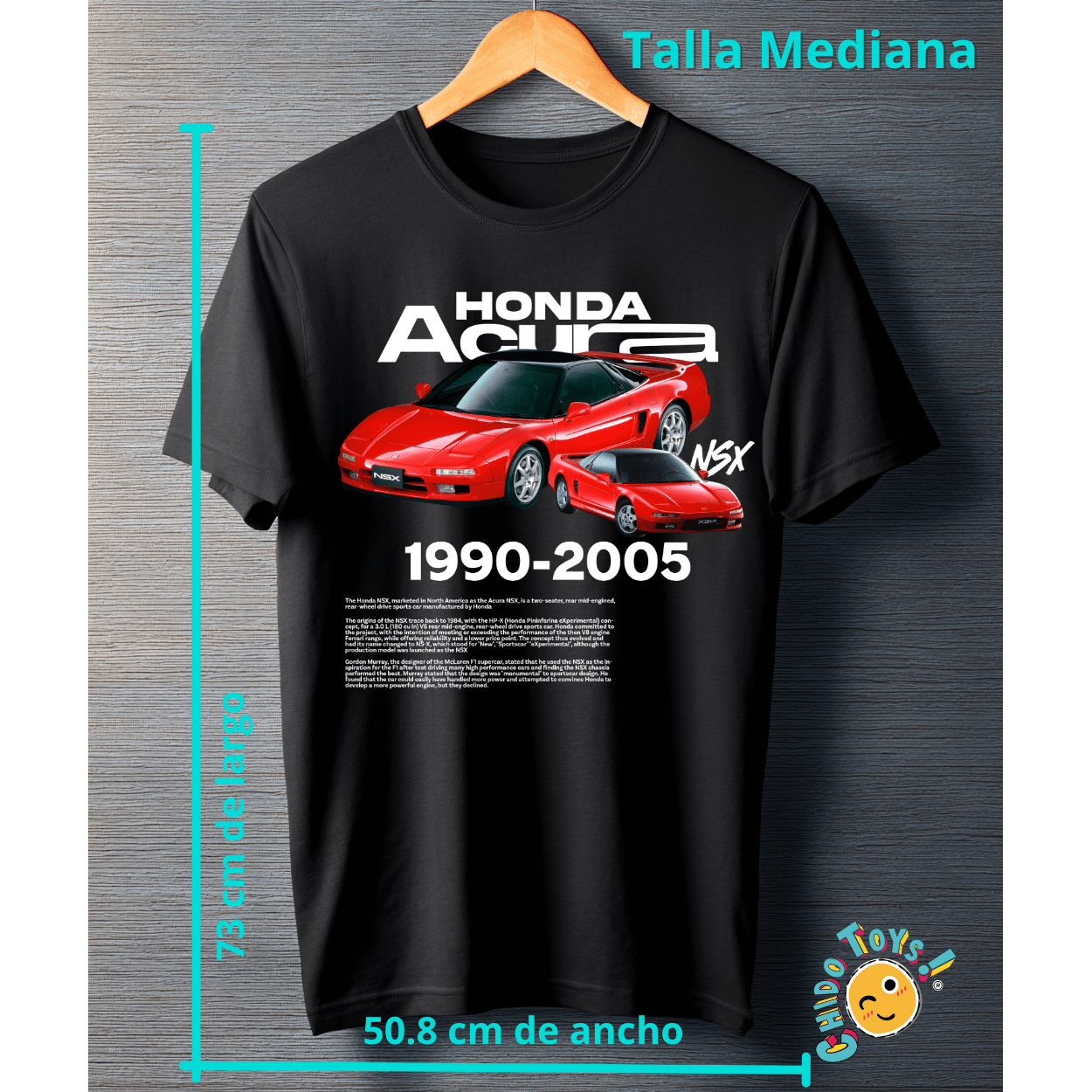 Playera Honda / Acura NSX – 1990–2005 Legend - Chido Toys