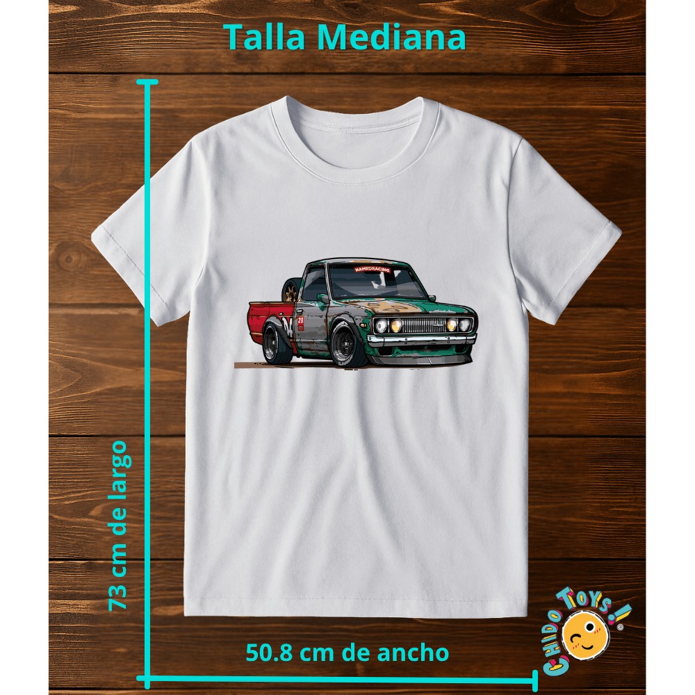Playera JDM Pickup – Estilo Retro Racing - Chido Toys