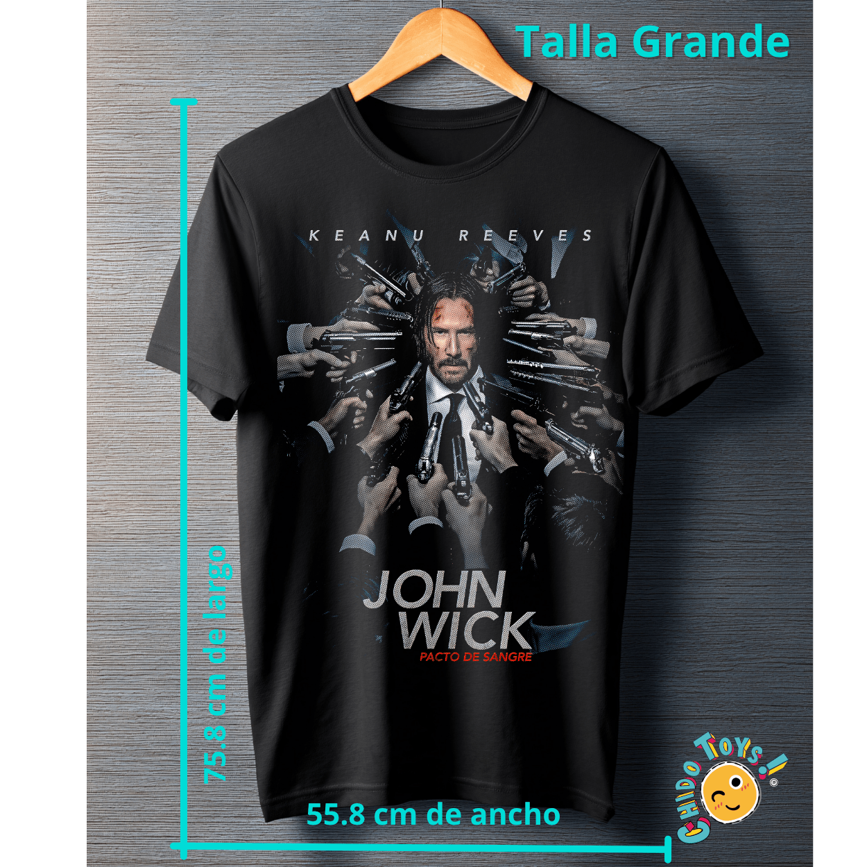 Playera John Wick – Pacto de Sangre - Chido Toys