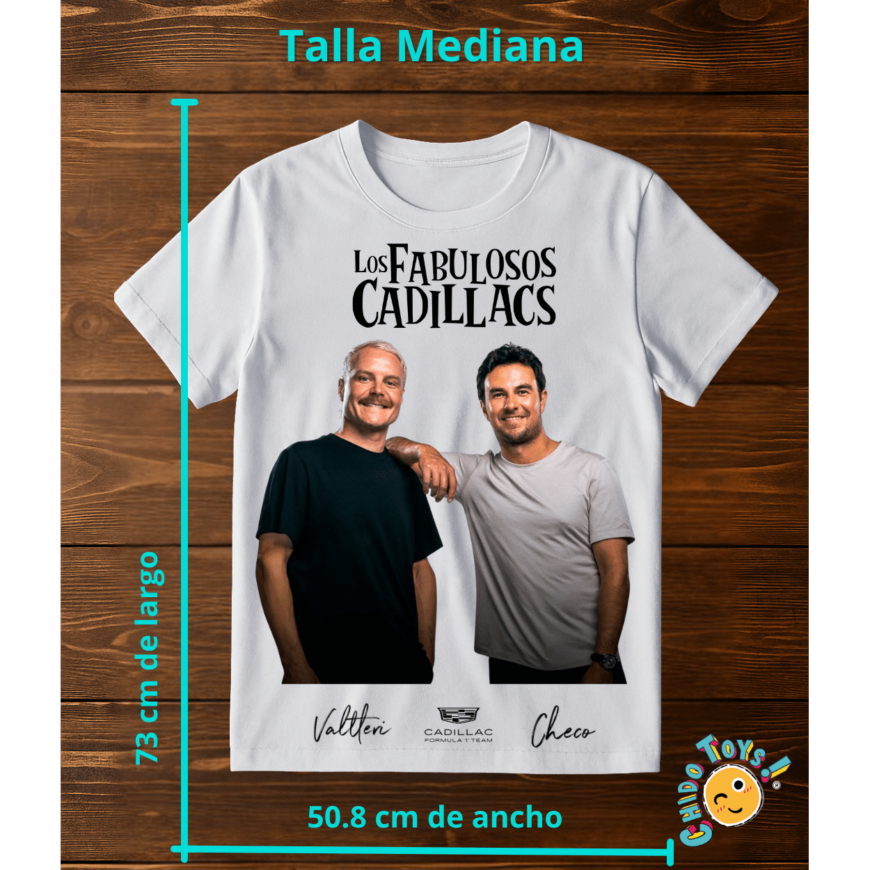 Playera Los Fabulosos Cadis - Chido Toys