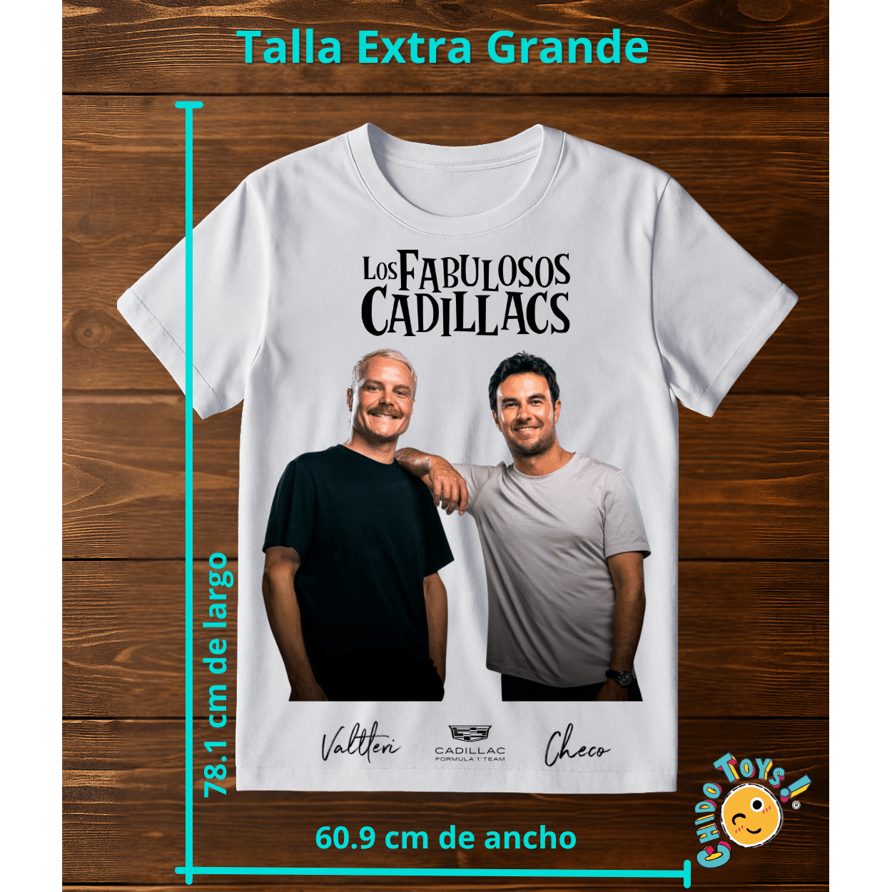 Playera Los Fabulosos Cadis - Chido Toys