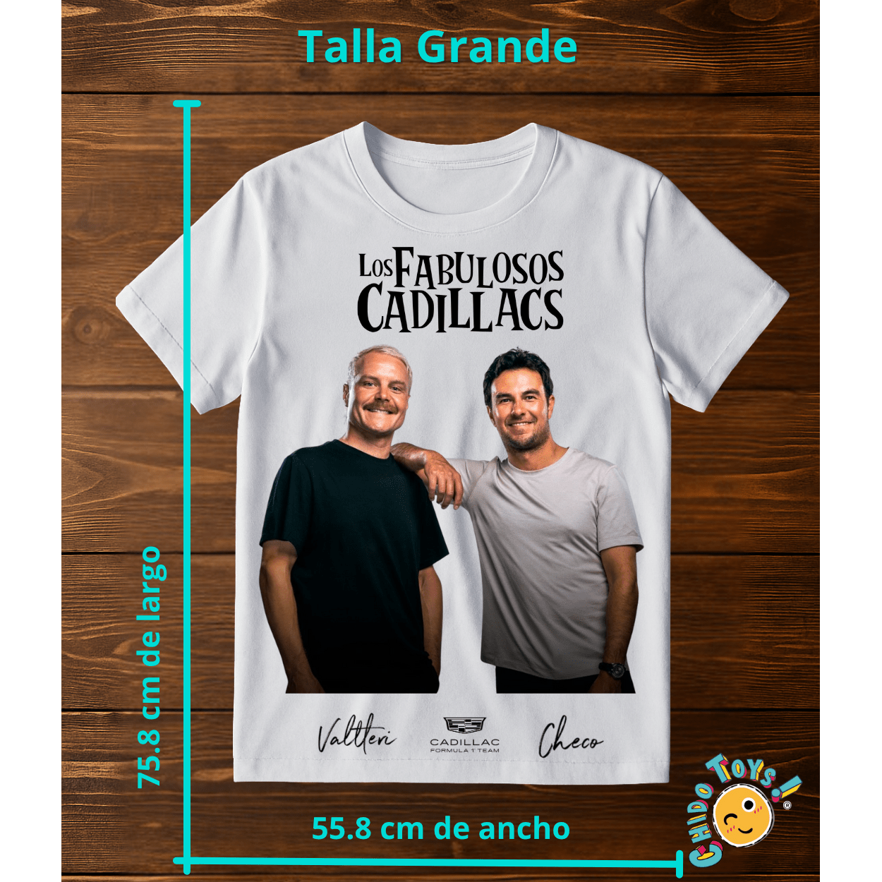 Playera Los Fabulosos Cadis - Chido Toys