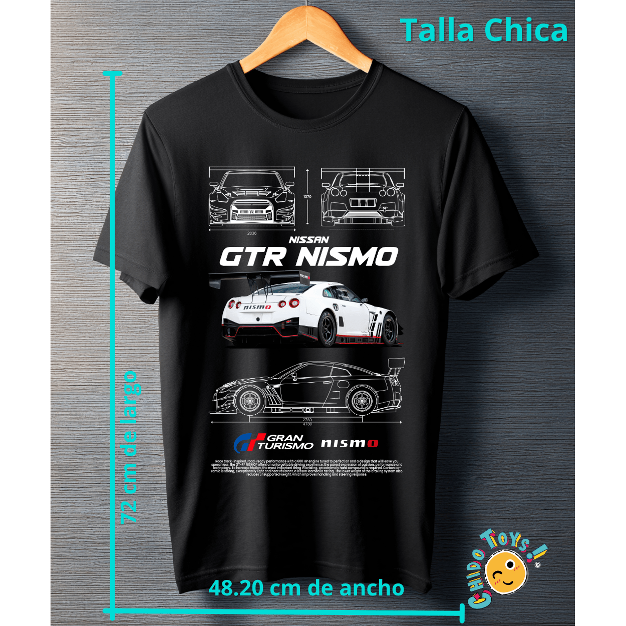 Playera Nissan GT - R Nismo – Gran Turismo Edition - Chido Toys