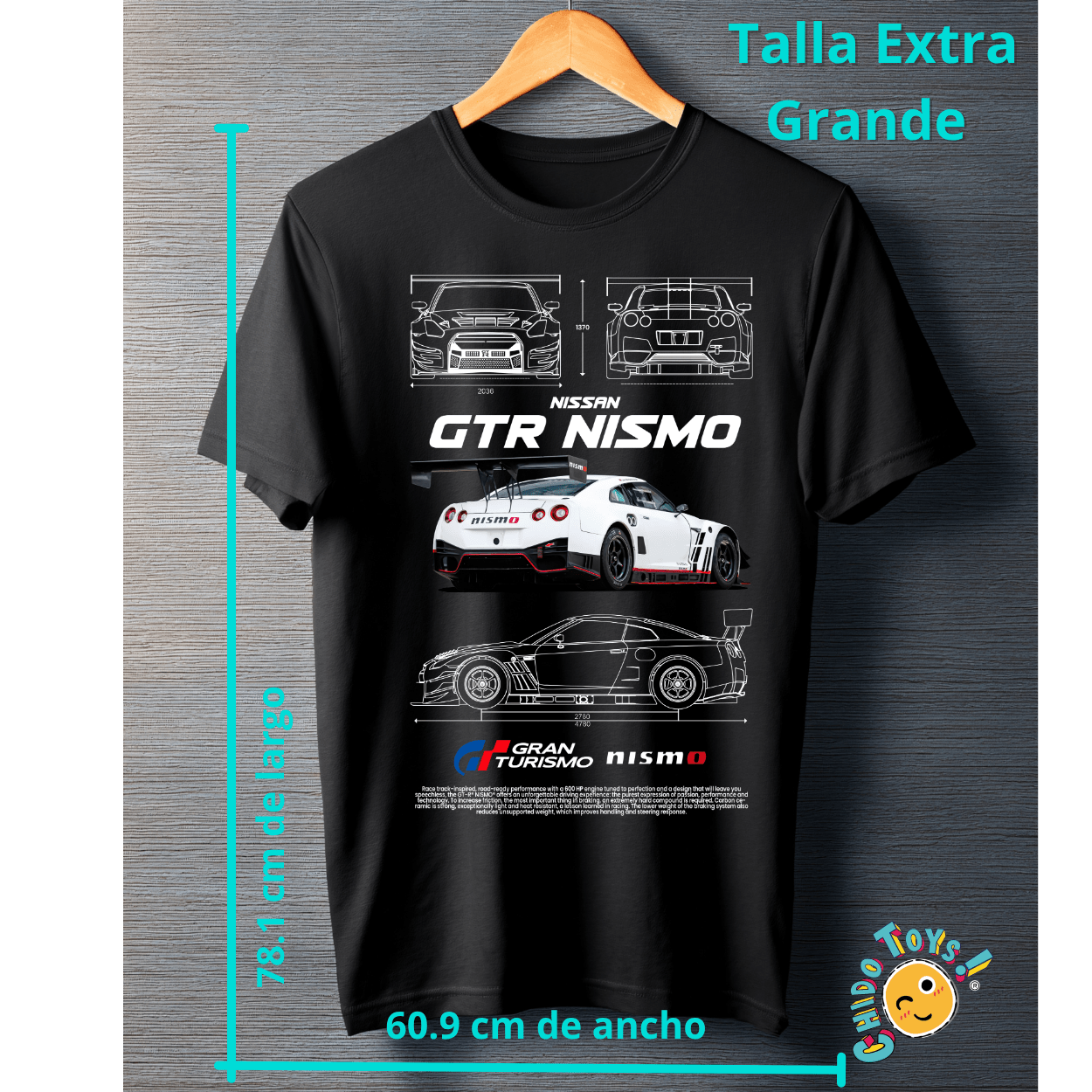 Playera Nissan GT - R Nismo – Gran Turismo Edition - Chido Toys