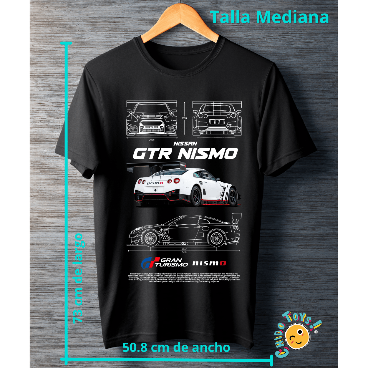 Playera Nissan GT - R Nismo – Gran Turismo Edition - Chido Toys