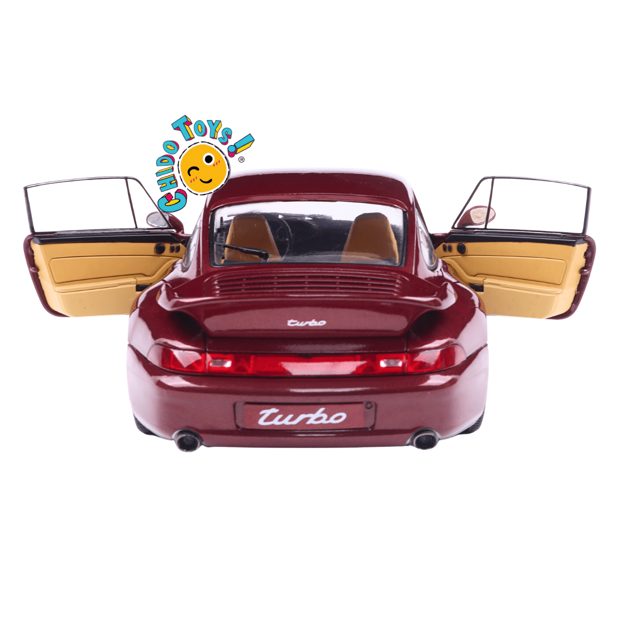 Porsche 911 (993) Turbo Rojo Solido 1:18 - Chido Toys