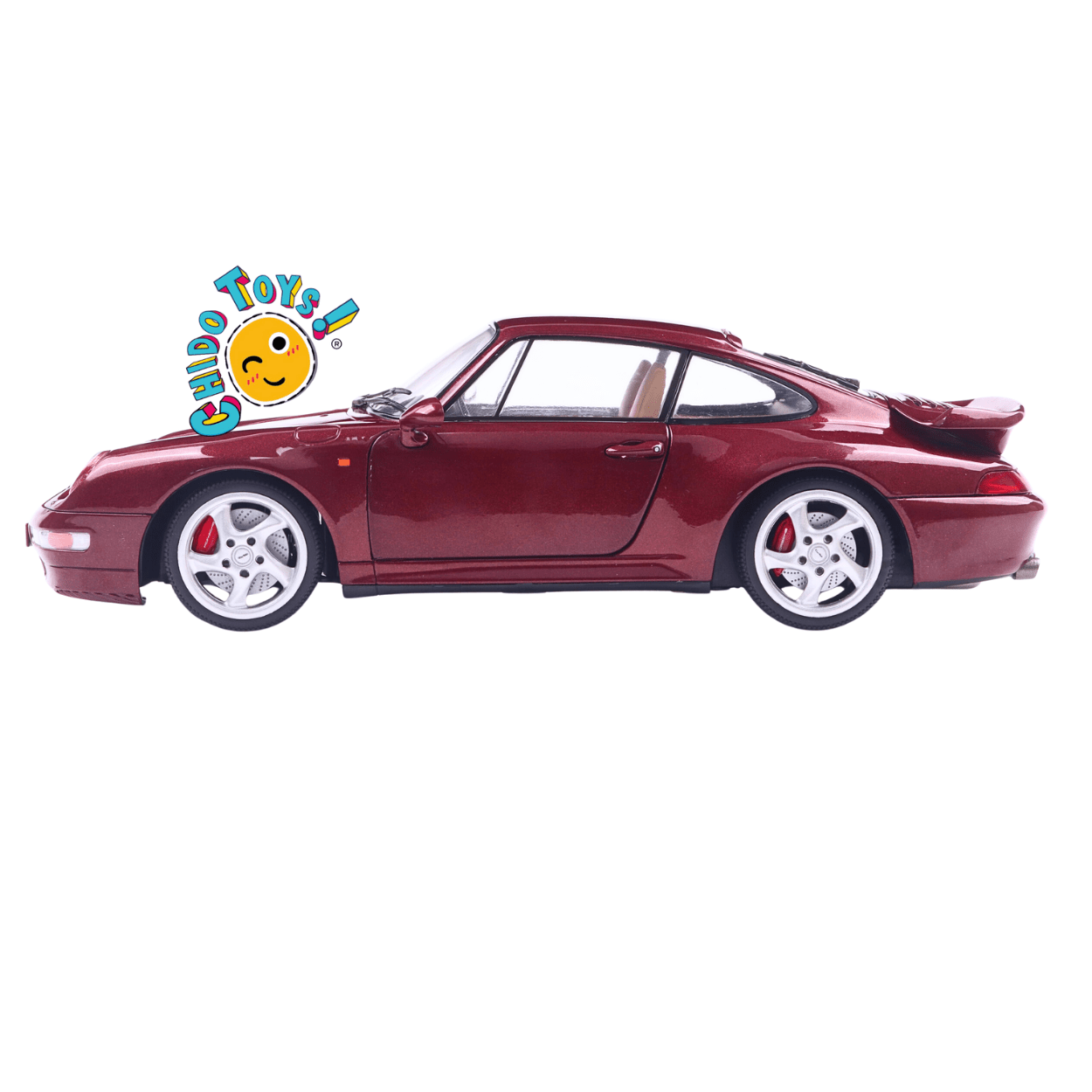 Porsche 911 (993) Turbo Rojo Solido 1:18 - Chido Toys