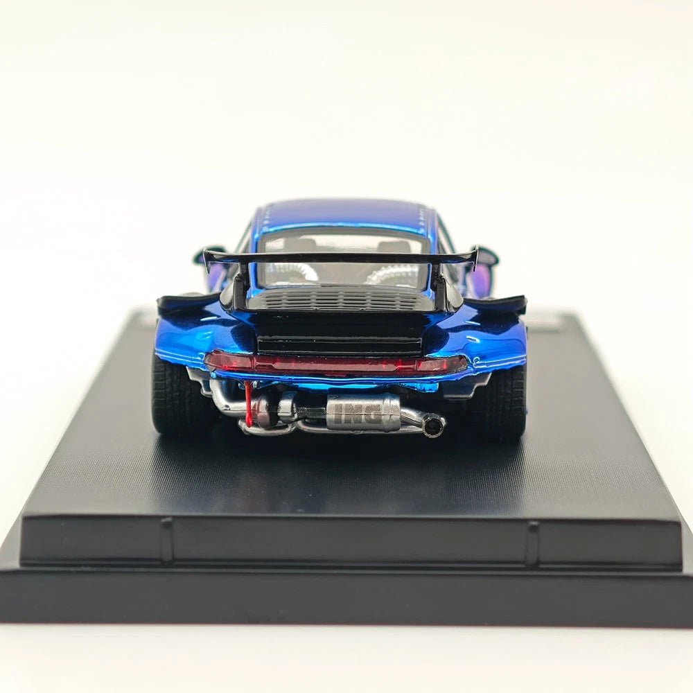 🏁 Porsche 911 GT3 RS RWB Street Warrior Purple Chrome 1:64 - Chido Toys