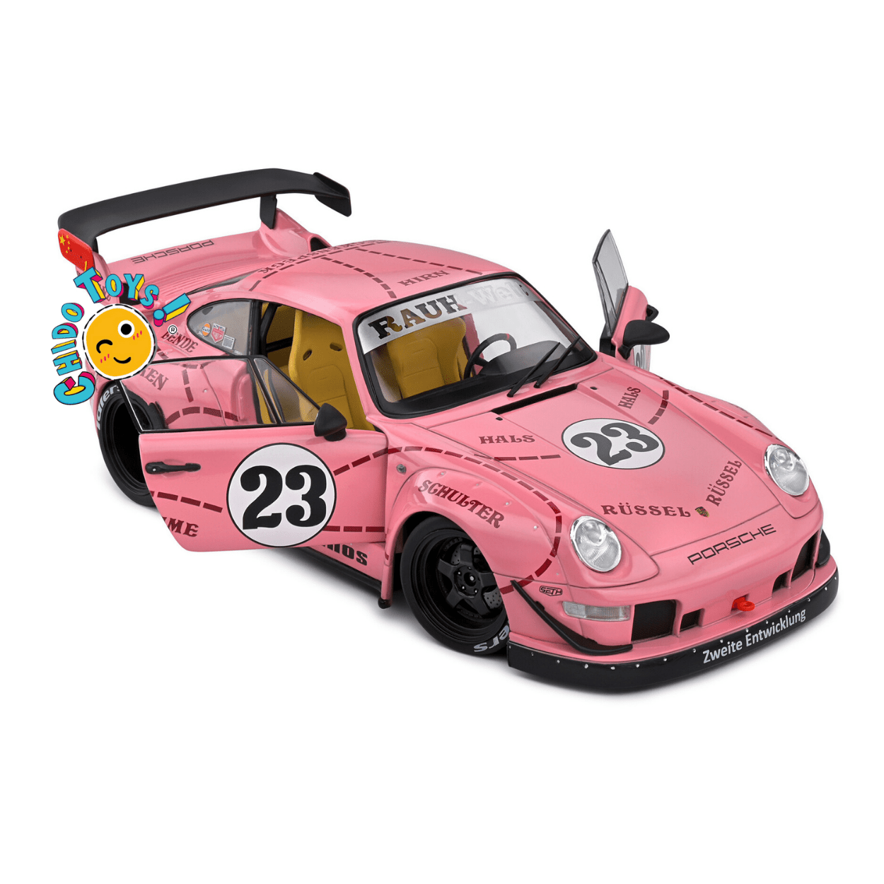 Porsche 911 RWB Pink Pig 23 Solido 1:18 - Chido Toys