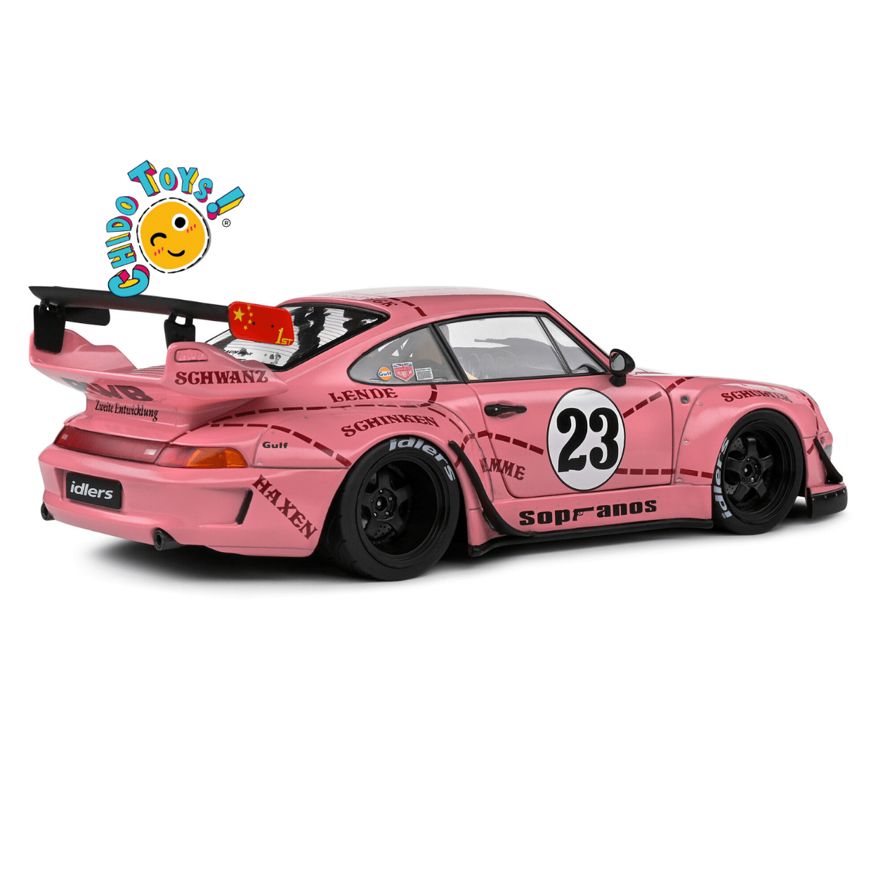 Porsche 911 RWB Pink Pig 23 Solido 1:18 - Chido Toys
