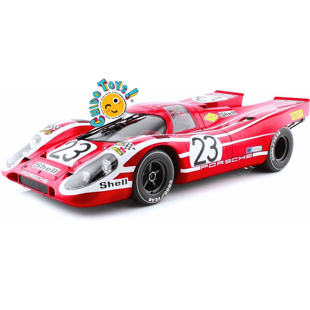 Porsche 917K 23 Le Mans 1970 – Escala 1:12 Norev Collectors - Chido Toys