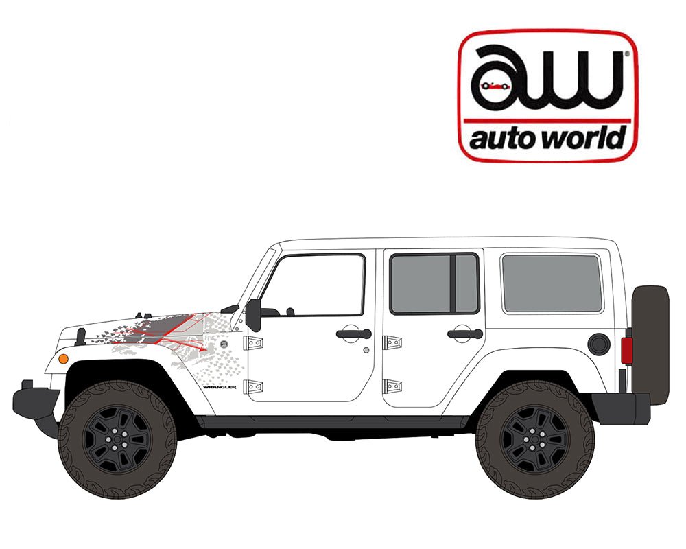 Próximo a llegar 🚗🔥 Auto World 1:64 Edición Premium 2026 4A – Jeep Wrangler Backcountry Edition 2016 - Chido Toys