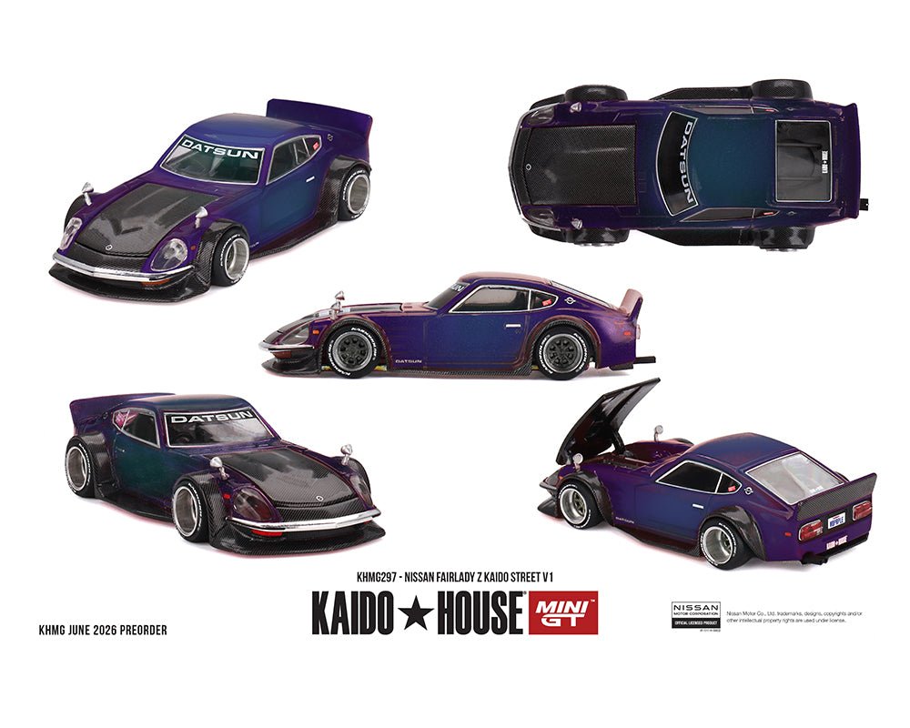 Próximo a llegar 🚗🔥 Kaido House x Mini GT 1:64 Nissan Fairlady Z